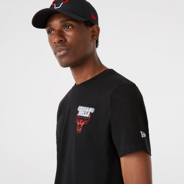 Camiseta negra neón de la NBA de Chicago Bulls 128272 